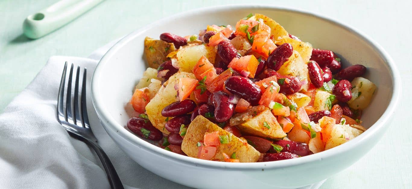 Southwest Potato and Red Bean Bowls