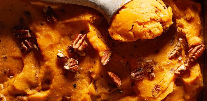 Butternut-Pecan Nice Cream with scoop