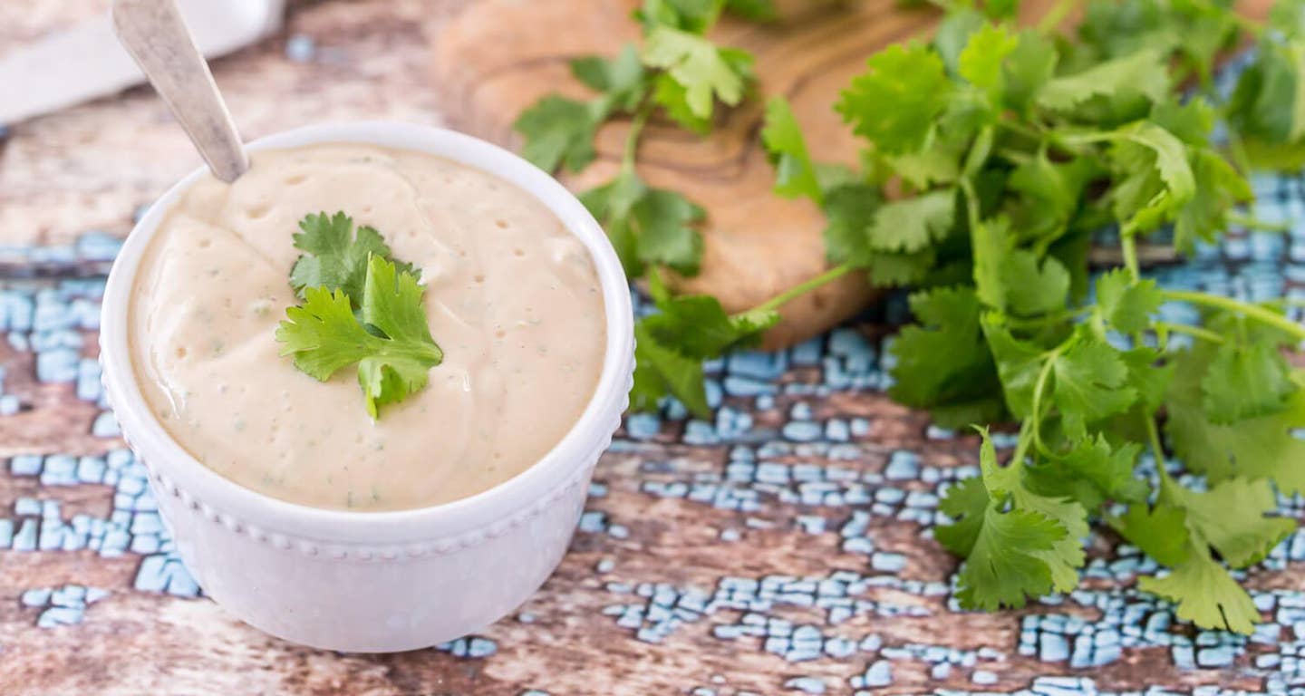 cilantro, dressing