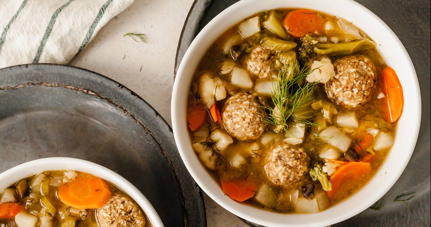 Vegan Matzo Ball Soup