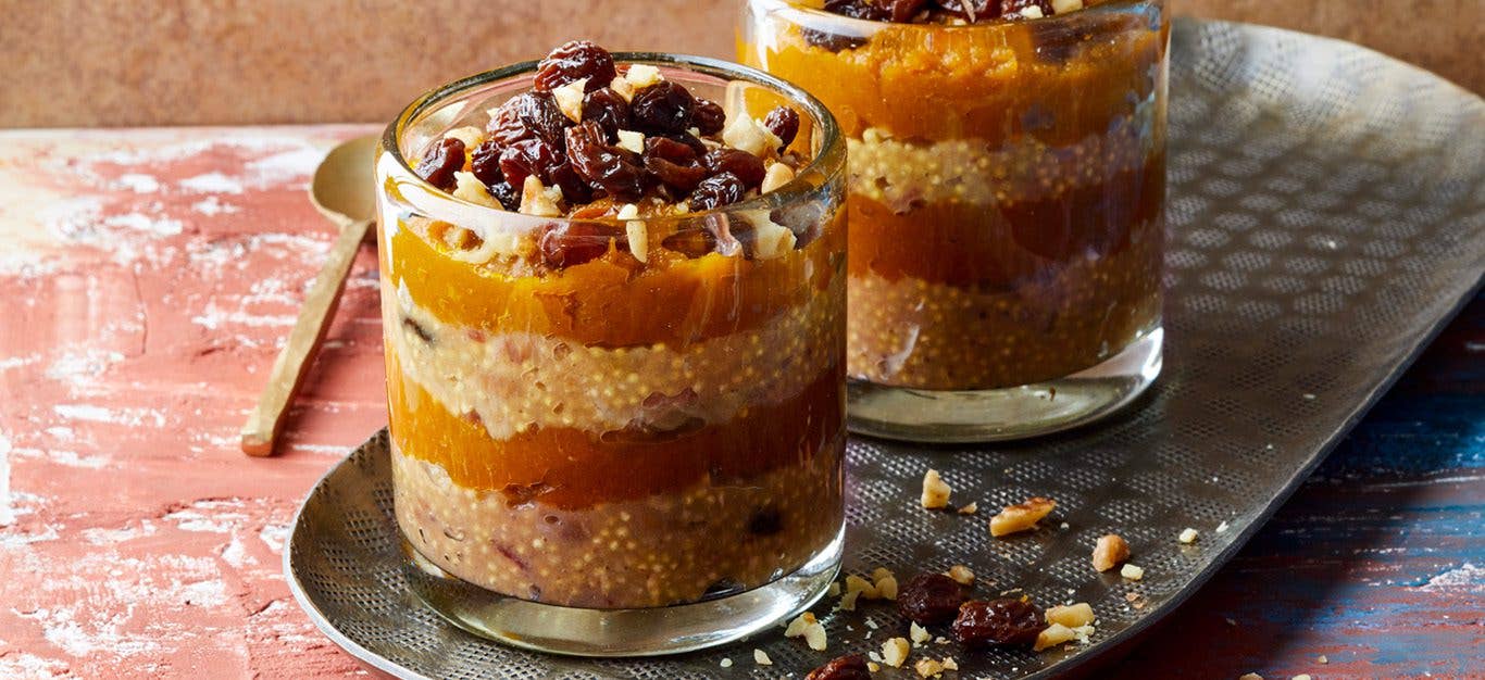 kabocha squash breakfast parfait