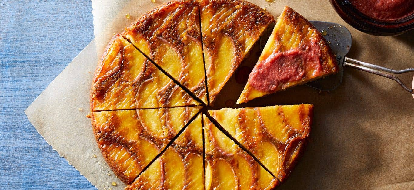 polenta apple cake