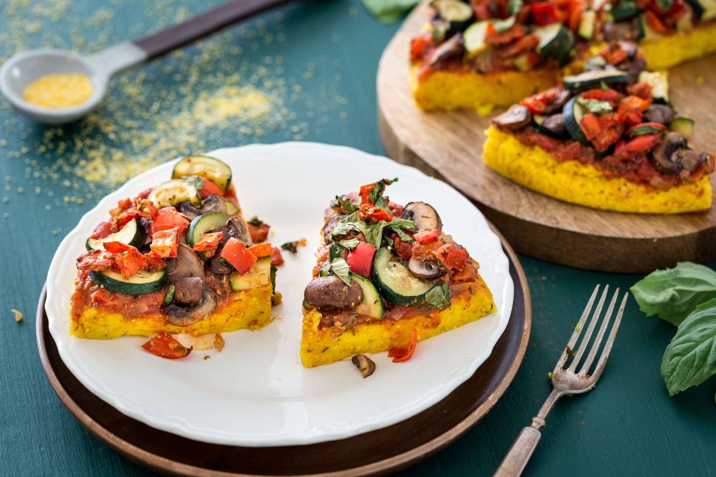 Vegan Polenta Pizza