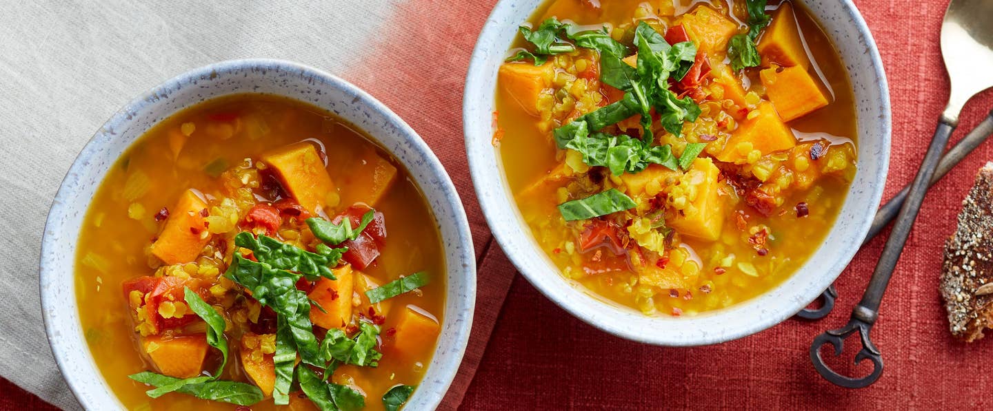 Pumpkin Red Lentil Dal