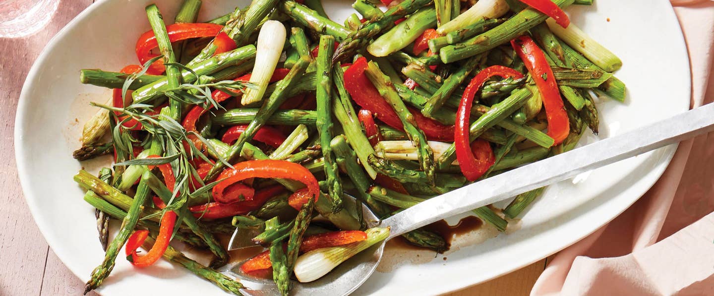 roasted asparagus with tarragon