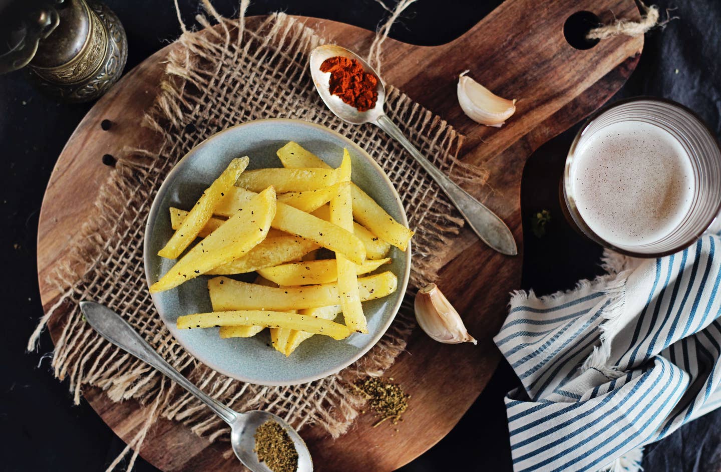 french fries, potatoes, plant based