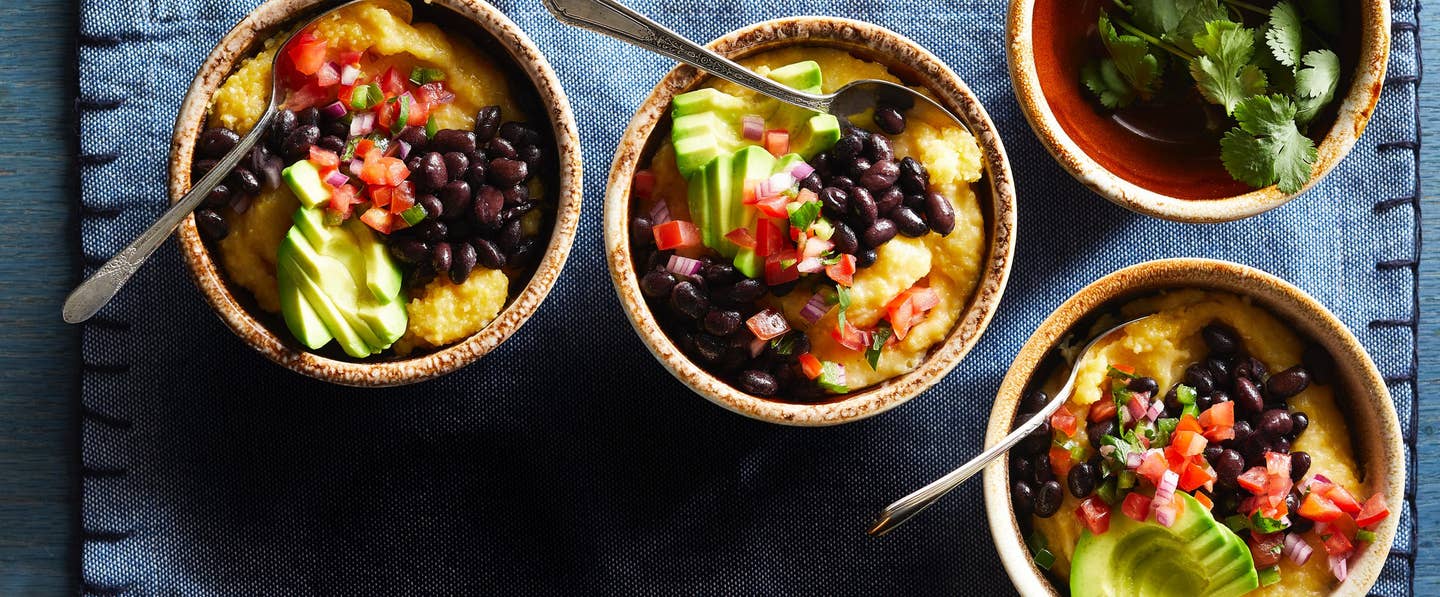 tex-mex polenta bowls