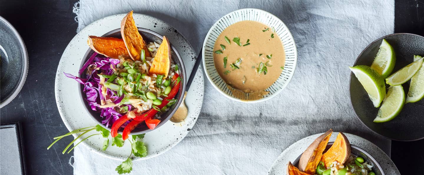 Thai Rice Salad Bowl - Vegan Thai Recipe