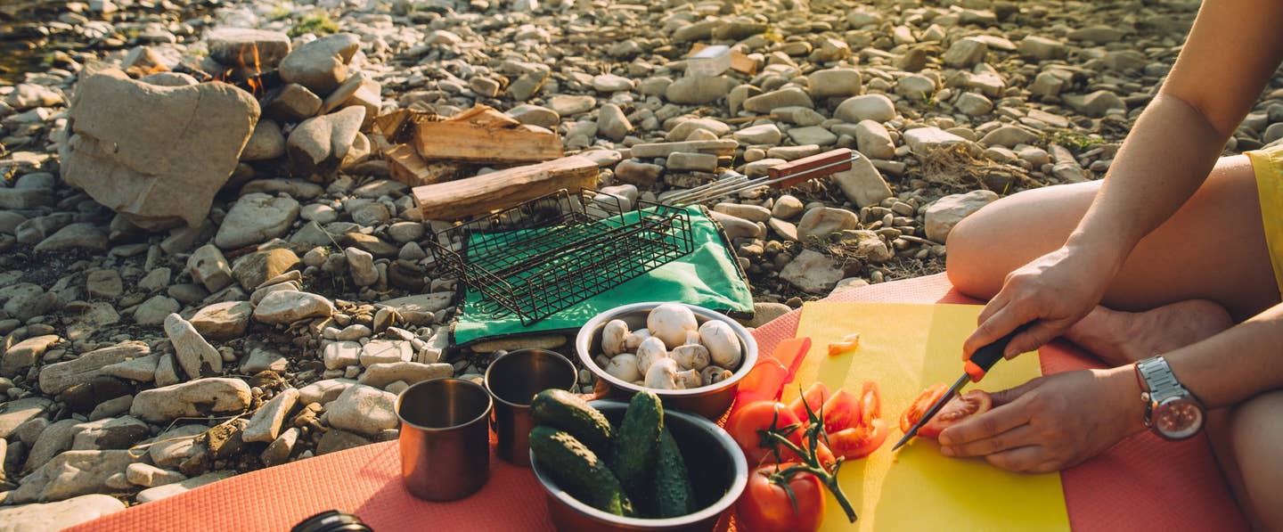 Vegan Camping food